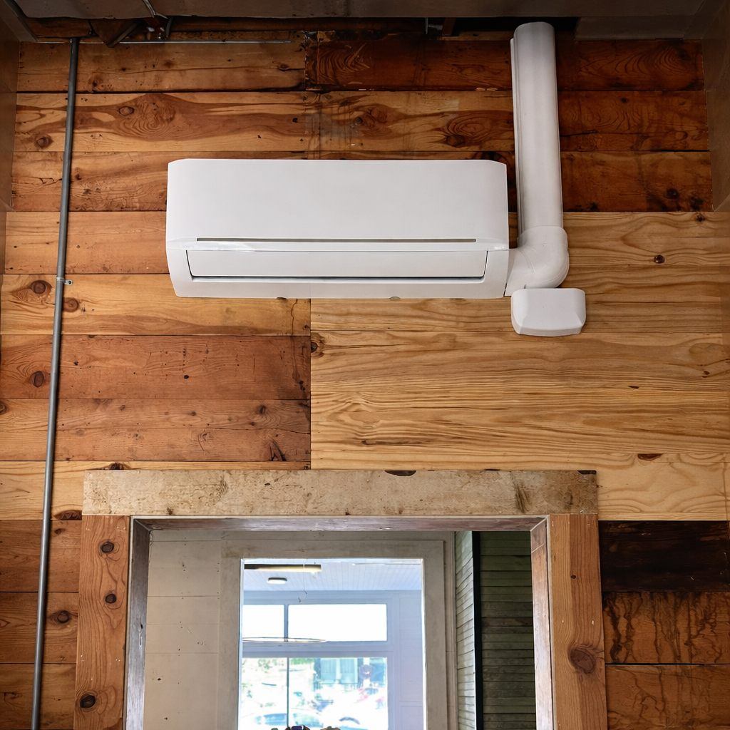 Ductless mini split system